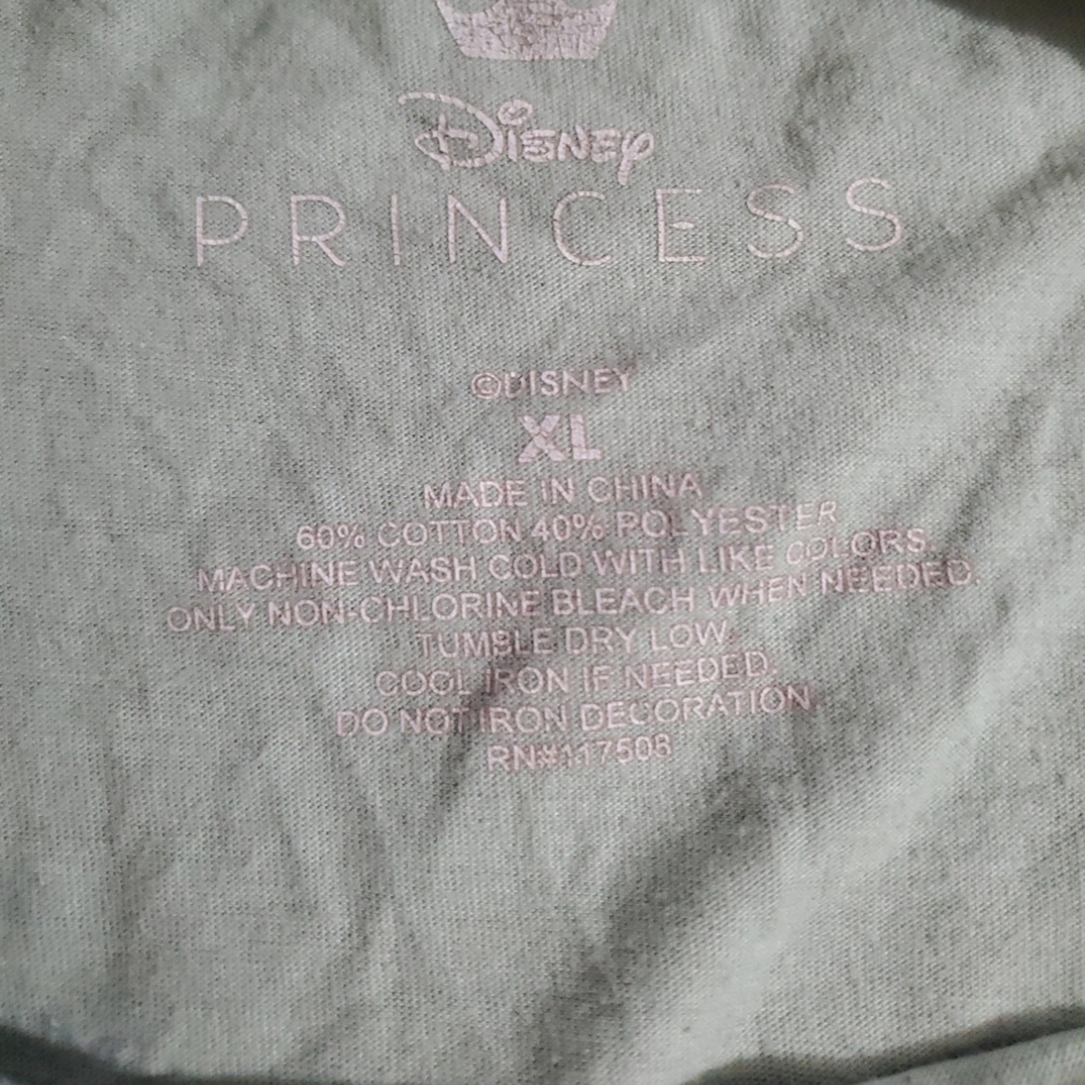 Disney Sage Green Princess Logo Tee - Picture 4 of 4